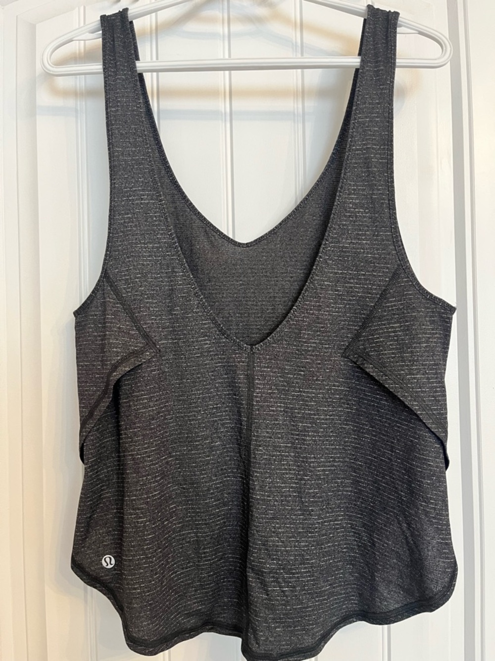 lululemon athletica Grey Split Hem Athletic Tank